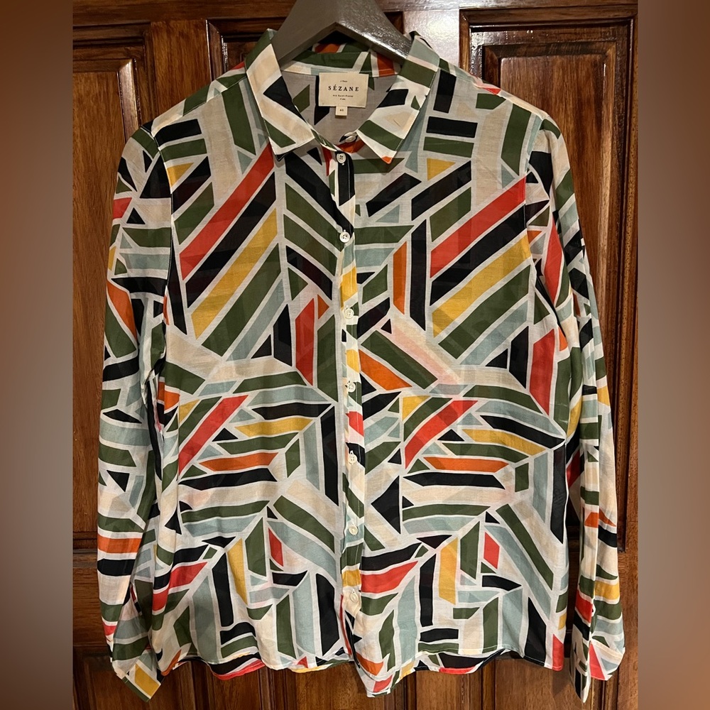 SEZANE Chemise Pierro Blouse - Size 40 (US M)